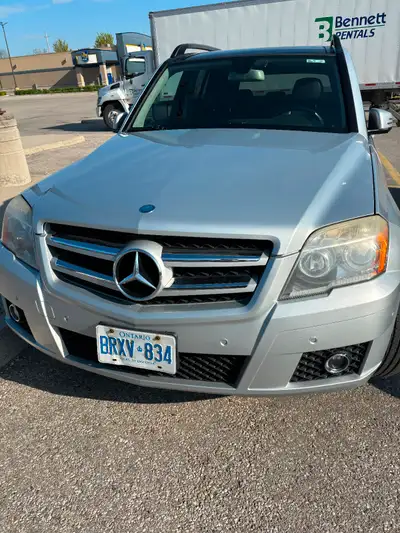 Mercedes GLK, used. Great condition. Routinely serviced and well taken care of. Silver with black in...