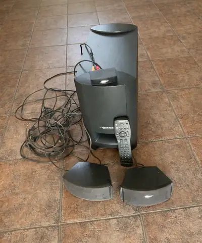 I am selling a used Bose CineMate digital home theatre speaker system in good condition, delivering...