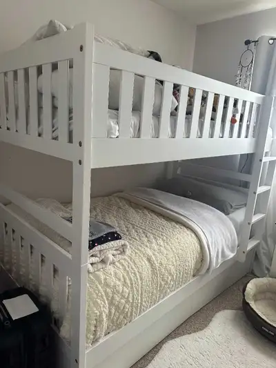 Bed with mattress, View more
