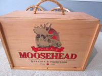 MOOSEHEAD PALE ALE WOODEN CRATE