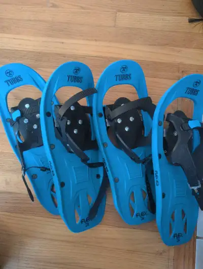 Tubbs Snowshoes - two pairs child size, View more