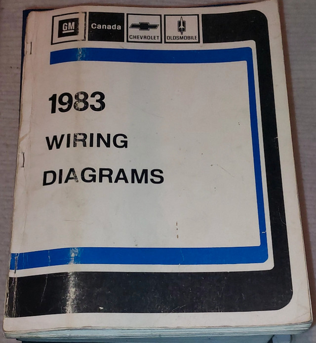 1983 Wiring Diagrams GM Chev Oldsmobile Manual in Other in Kingston