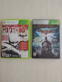 Xbox 360 game Batman Arkham City & Batman Arkham Asylum $10 each