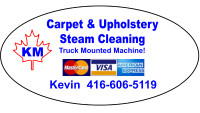 KM Carpet & Upholstery Cleaning Truckmounted.-  Most Powerful -