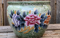 Beautiful Painting Ceramic Porcelain planters flower plant pots