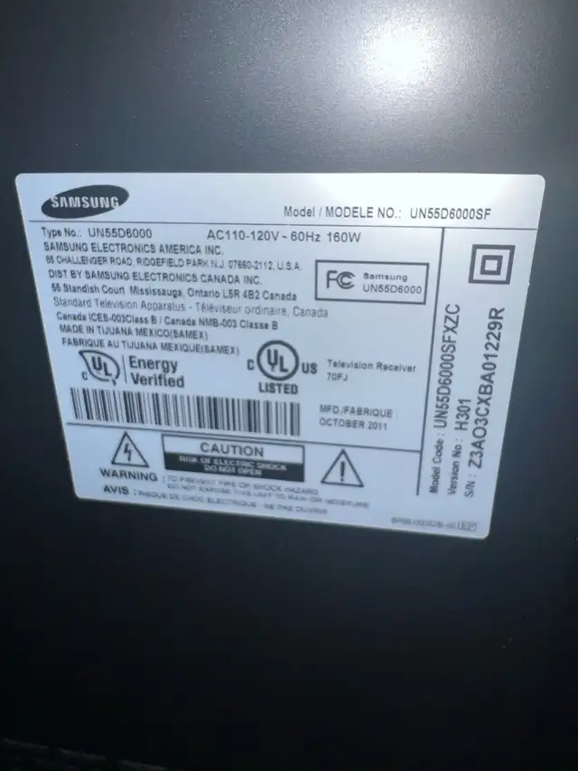 55” Samsung TV in TVs in City of Toronto - Image 4