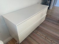 Ikea Godmorgon 55” *DISCONTINUED* high gloss white vanity 