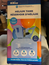 Large helium tank for balloons unopened 