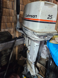 Johnson 25hp boat motor