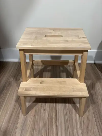 IKEA Bekvam step stool, great of building a toddler learning tower