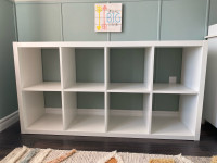 Shelf unit, white, 71x147 cm