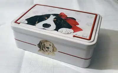 Kids Tin Treasure Storage Box for crafts, memories, toys, View more