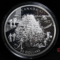 2006 CANADA $50  FIVE OZ PURE SILVER COIN ~ THE FOUR SEASONS