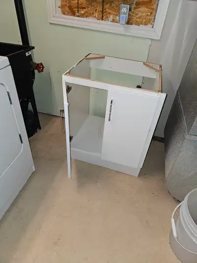 Quartz sink and vanity  without tap, View more