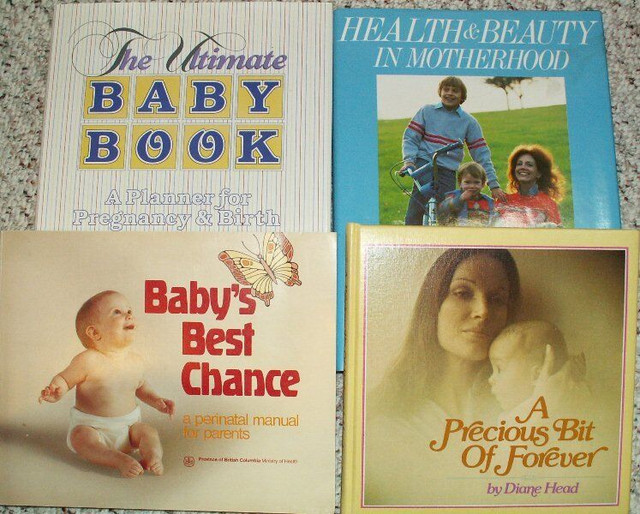 24 BABY AND YOUNG MOTHERHOOD BOOKS dans Livres jeunesse et ados  à Lethbridge