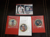 Stephen Head Baseball jersey card + Ripken Winfield Yount coins