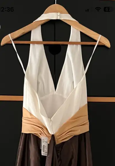 New Halter Gown with slight Train, View more