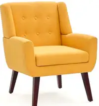 Brand New Accent Chair, Button Tufted Upholstered Sofa Chairs