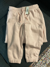 New Light pink sweatpants height 38.5 inch waist size 27 inch