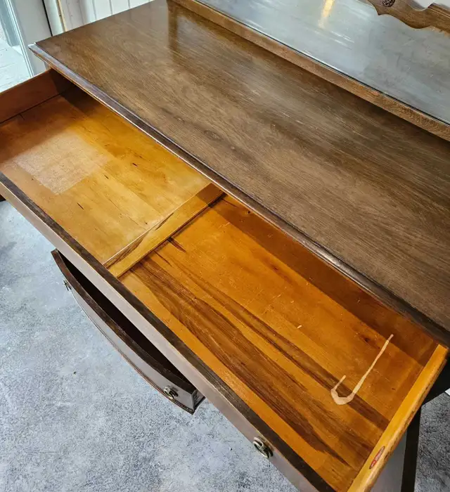 Antique Walnut Buffet - Delivery Available in Hutches & Display Cabinets in Winnipeg - Image 10