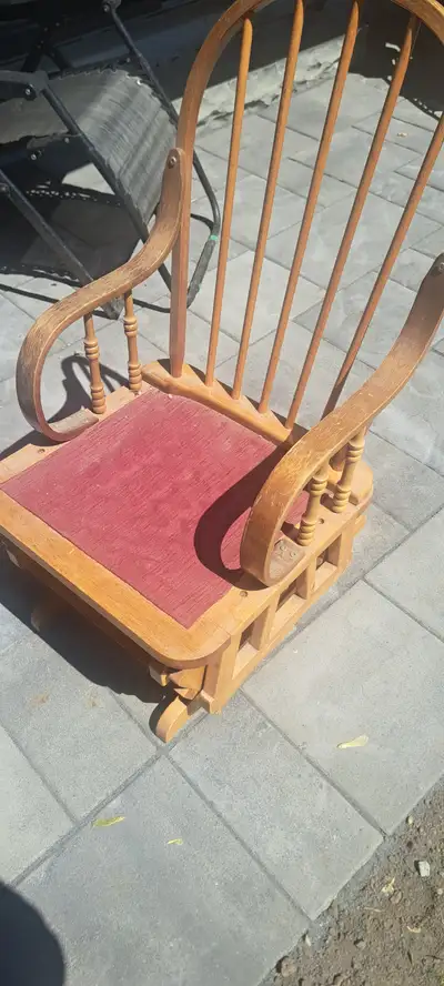 Wooden rocker chair, View more