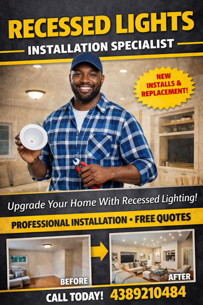  Pot Lights Install | Affordable Recessed Lights | Free Quote, View more