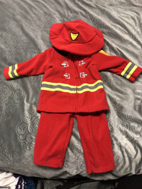 Little Fireman baby Costume 6-9 mnths $15