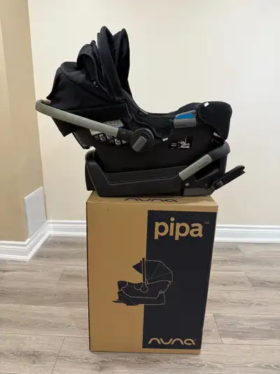 Nuna Pipa car seat caviar and car base, View more