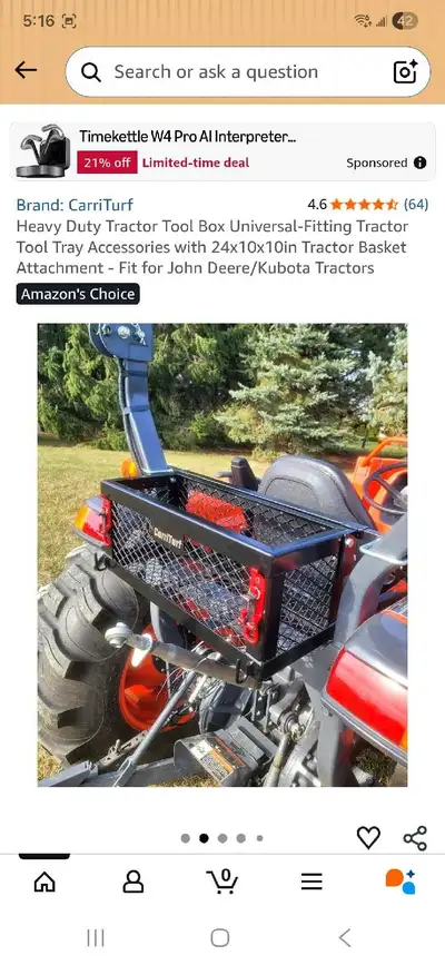 Heavy Duty Tractor Tool Box , View more