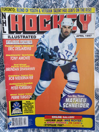 NHL Illustrated Hockey Magazine April 1997- Vintage