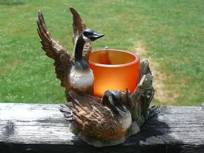 Canada Goose votive holders, Canada Goose candleholders, Geese, View more