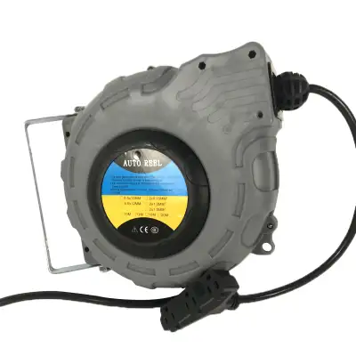 Item Number 028196 Parameters: This is a NEW Retractable Extension Cord Reel Cable. Hose automatical...