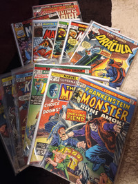 Comics Horror Dracula Man-Thing Frankenstein Morbius Mummy