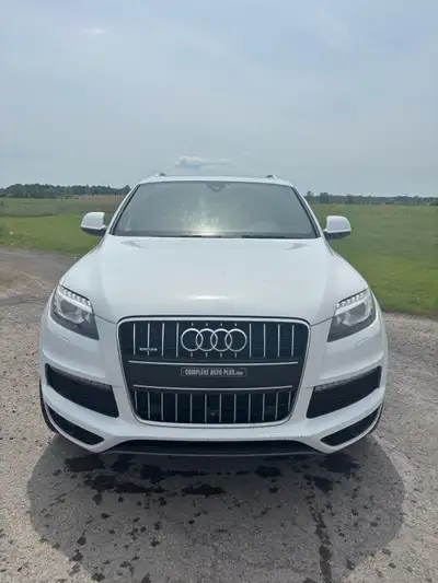 Audi Q7 S-Line Édition Spéciale Vosburgh 2015 Couleur Blanc avec intérieur cuir noir, 3.0L V6 Superc...