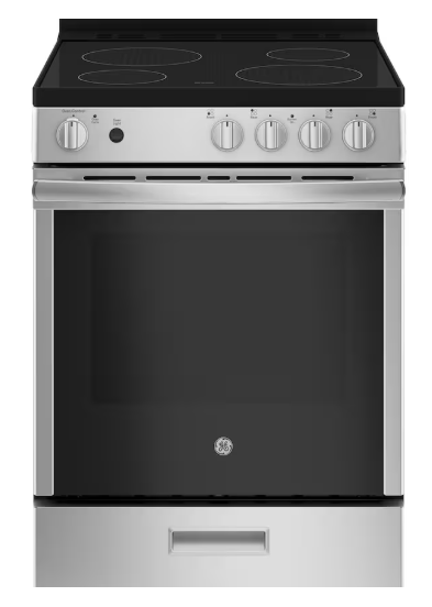GE 24 -inch Electric FLAT Stove - Brand New - Stainless Steel, View more
