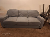 Blue Grey Couch.