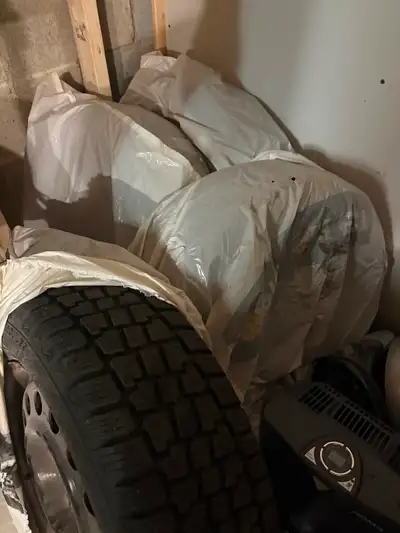 Used only 1 winter 4 tires on rims, no longer have vehicle, must sell make me an offer. Was used on...
