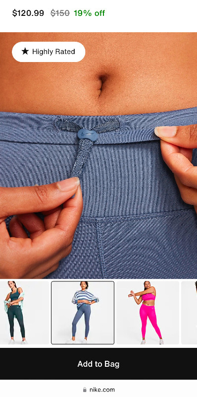 New Nike Leggings- Nike Go-leggings with pockets in Women's - Bottoms in Charlottetown - Image 4