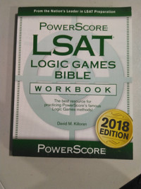 LSAT Logic Games Bible Workbook 2018