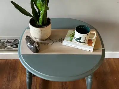 MCM maple side table, View more