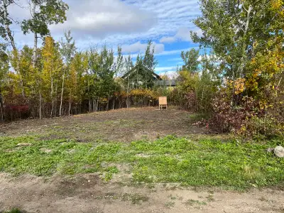 60x120 lake view corner lot on Lakeshore Drive + Downey Ave. at Barney’s Bay, Struthers Lake. Titled...
