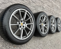 (90%) 4x Porsche Macan GTS 20" OEM Summer Wheels Package