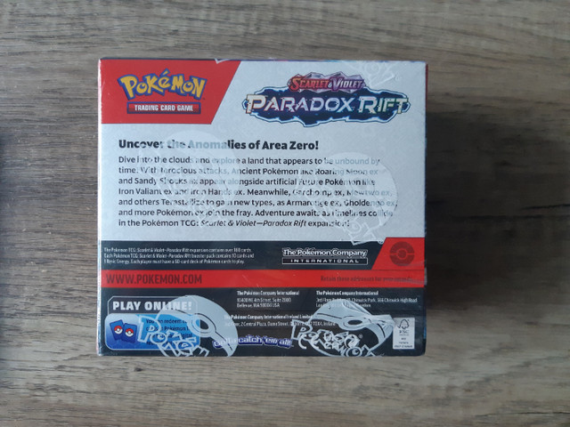 Pokemon Cards - Paradox Rift Booster Box in Toys & Games in Mississauga / Peel Region - Image 2