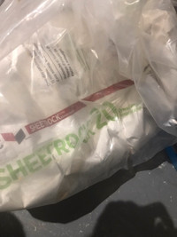 Free Sheetrock 20lbs one and half bag