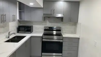 Looking for a female roommate student preferred to share a large, legal 2-bedroom basement apartment...