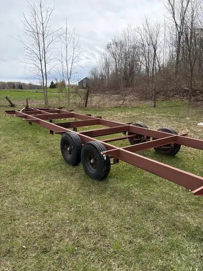 Heavy Duty 32’ Tandem Axle Steel Trailer Frame – Tiny Home / Build Ready $1,500 OBO (open to reasona...
