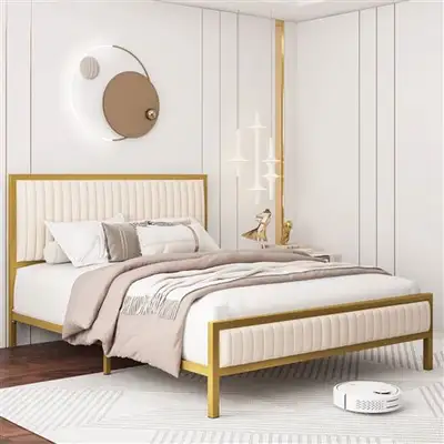 Brand New Bed Frame — Never Used — Fits Single Double Queen King, View more