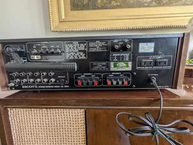 Scott 350R AM/FM stereo receiver in Stereo Systems & Home Theatre in Ottawa - Image 7