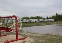 May long weekend sites at RV Campground near Edmonton