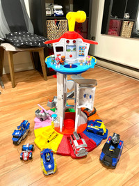 Paw Patrol Tower and all cars, characters